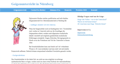 Desktop Screenshot of geigenunterricht-nuernberg.net